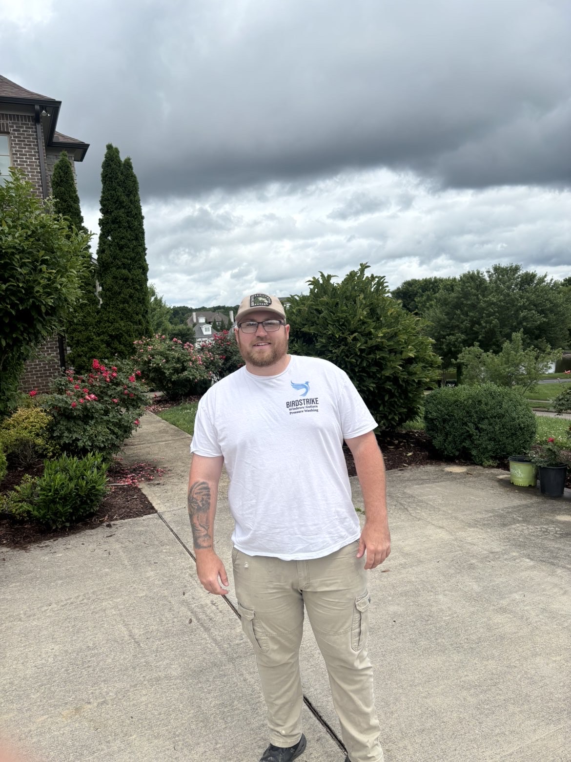 Bird Strike window cleaning technician
